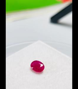 Rubis naturel certifié IGI, taille ovale, 1,46 carats, 7,91*6,05*3,12 mm, couleur rouge premium, lustre excellent, pierre précieuse de collection pour bijoux - Product Image 4