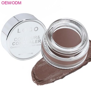 Correttore trasparente trasparente per trucco ad alta pigmentazione crema contorno Vegan Cruelty Free Logo personalizzato viso impermeabile a copertura completa - Product Image 1