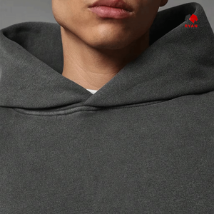 Sudadera con Capucha para Hombre Ryan Pro Gear, Diseño de Bolsillo, con Logotipo Personalizado en la Parte Delantera, 100% Algodón, Tejido de Felpa, Color Sólido, Ropa Casual de Invierno - Product Image 4