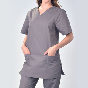 Tenues médicales de haute qualité pour hôpital, uniformes de médecin, uniformes d'infirmière pour femmes, uniformes médicaux à manches courtes, ensembles de pantalons de jogging avec logo - Product Image 3