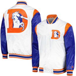 Veste de baseball en satin à la mode personnalisée OEM vente en gros de marque Streetwear design unisexe commande en gros disponible - Product Image 3