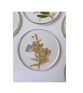 Haute qualité Résine Fleur Coaster 2PCS Coloré Tasse À Café Tapis Table Vin Sous-verres Ensembles Thé Boisson Hôtel à vendre - Product Image 2