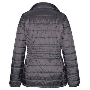 Customized High Quality Equestrian Wholesale Oversized Gym Quilted Puffer Down Winter <b>Jackets</b> for <b>Women</b> Sports Activities Zip up - Product Image 2