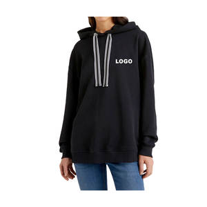 Sudadera con Capucha Personalizada para Mujer, Otoño/Invierno, Tejida, Antiarrugas, Transpirable, Estilo Urbano, 100% Algodón - Product Image 1