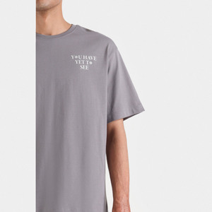 Camiseta en blanco de algodón 100 de alta calidad para hombre, camisetas lisas impresas personalizadas al por mayor con logotipo de patrón sólido en la parte delantera - Product Image 4