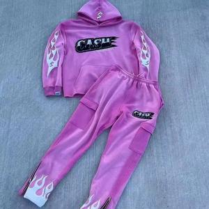 Pull-over décontracté en coton et polyester avec logo personnalisé collection d'hiver respirante jogging de broderie de travail pour hommes grande taille - Product Image 6