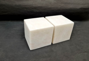 Marble Bookend Heavy Stone Natural <b>Sandstone</b> Non Skid With Felt Pads for Home Office Use Luxury High End for Home Decoration - Product Image 4