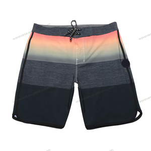 Pantalones cortos de cintura media para hombre de alta calidad, pantalones cortos de secado rápido de algodón Spandex, traje de baño de calle alto sólido, pantalones cortos de playa transpirables - Product Image 6