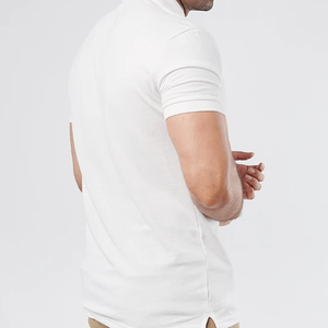 Venta caliente de los hombres para camisetas de polo Camiseta de algodón personalizada para hombres con logotipo bordado Tela transpirable para niños - Product Image 3