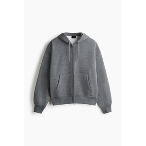 Sweat-shirts en polaire épais d'hiver OEM 2026, pull-over uni surdimensionné, sweat-shirts pour hommes, poche kangourou, décontracté, 100% coton, poids lourd - Product Image 1