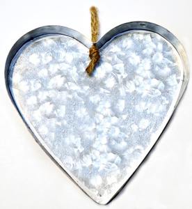 Galvanized <b>Heart</b> Hanging <b>Heart</b> Shape Christmas Hanging Metal <b>Heart</b> Shaped Home Hanging Galvanized - Product Image 6