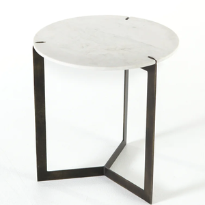 Exclusive Design Living Room & Bedroom Furniture Accessories <b>Sofa</b> <b>Side</b> <b>Table</b> Metal Coffee <b>Table</b> With Wooden Top Furniture - Product Image 3