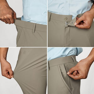 Pantalons de golf pour adultes Pantalons décontractés extensibles légers à coupe droite Pantalons de golf à séchage rapide avec cordon de serrage - Product Image 4