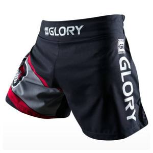 Shorts de combat MMA respirants à séchage rapide, taille mi-haute, professionnels pour le kickboxing, la lutte, le grappling, le striking, le sparring et l'entraînement en salle de sport, en maille - Product Image 1