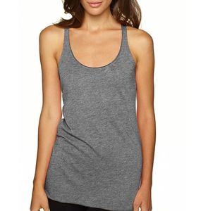 Vente de gros Débardeurs en coton personnalisés imprimés et brodés pour femmes grande taille pour hommes et femmes - Product Image 4