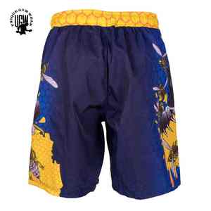 Wholesale Custom Heat-Transfer Printed MMA Fight <b>Shorts</b> <b>for</b> <b>Men</b>-Eco-Friendly Breathable Quick Dry Training Rash Guard UNIQUE GYM - Product Image 6