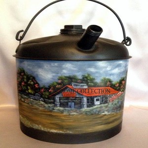 Regadera de Hierro Metálico con Aspecto Envejecido Rústico y un Encanto Antiguo para Decoración del Hogar de Estilo Vintage, en Oferta - Product Image 6