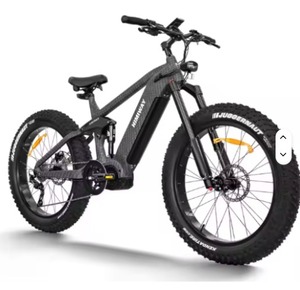 Vélo électrique à pneus larges New Pro 26"x4.8" prêt à être expédié, moteur 1000W, autonomie 80MI, quatre barres. - Product Image 3