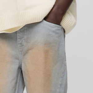 Shorts de Mezclilla con Dobladillo Deshilachado Teñido al por Mayor, Corte Clásico, Ideales para Uso Casual para Hombres, con Material de Algodón Cómodo 2026 - Product Image 2