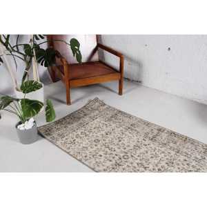 พรมวินเทจตุรกี ขนาด 2.6x5.2 ฟุต สีเทาไล่เฉด - Product Image 3