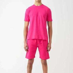 Ropa informal de calle Camiseta de dos piezas para hombre y conjunto corto Conjunto de verano personalizado Conjunto doble para hombre - Product Image 1