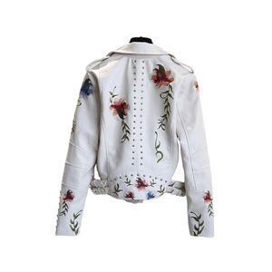 Gran oferta, chaqueta de cuero para mujer, transpirable, antiarrugas, impermeable, ecológica, de primera calidad, chaqueta ligera para mujer - Product Image 2