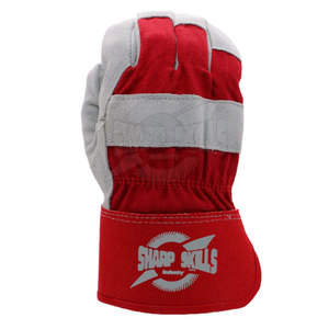 Gants de sécurité de protection contre les impacts de la meilleure qualité Gants de sécurité en cuir de vachette fendu avec paume pour la sécurité - Product Image 2