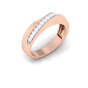 Anillo de lujo de 18 quilates de oro sólido con diamantes naturales minimalistas para mujer, joyería fina certificada por IGI para compromiso, boda, Idea de regalo de lujo - Product Image 6