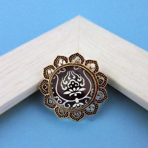 Jeweljunk Adjustable Antique Gold Plated <b>Finger</b> <b>Ring</b> Fashionable Antique Gold Inlay Setting Casual and Trendy Style-1505530 - Product Image 1