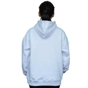 Felpe con cappuccio in cotone 100% con stampa e tinta unita felpe da donna calde stile invernale alla moda capispalla in bianco - Product Image 3