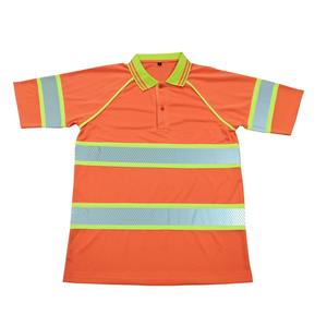 Factory Wholesale Reflective Safety Polo <b>T</b> <b>Shirt</b> Hi <b>Vis</b> Work <b>Shirts</b> for Construction Logistic Road Safety - Product Image 1