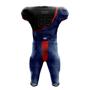 Maillot d'entraînement de football américain personnalisé de haute qualité en gros broderie à manches courtes sublimée prix compétitif - Product Image 4