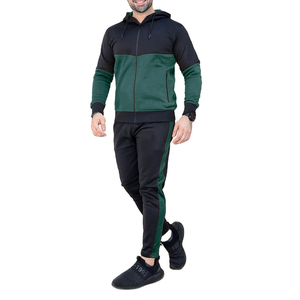 Survêtement en nylon pour hommes, vestes zippées, survêtement d'extérieur, quantité minimale de commande bas, coupe-vent en polyester, ensemble deux pièces avec logo personnalisé pour hommes - Product Image 5