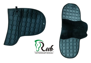 Tapis de selle western équestre en coton et laine, écologique, respirant, antidérapant, logo personnalisable, OEM disponible - Product Image 3