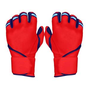 Leather Anti-slip Custom Logo & Design Glove Professional Bruce Bolt Quality Made Baseball <b>Batting</b> Gloves Premium Split - Product Image 1