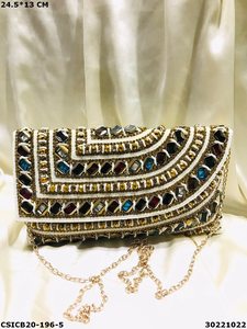 Diseñador hecho a mano étnico noches señoras bolso de embrague - Product Image 5