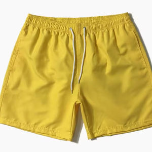 Shorts de course en maille de gymnastique pour hommes, en nylon à taille élastique, de qualité supérieure, ajustés, pour une utilisation décontractée. - Product Image 1