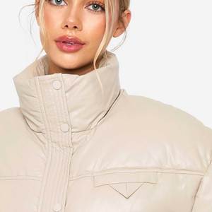 Personalizar su propio diseño y logotipo personalizado moda Casual mujer señoras llenar burbuja mujer Chaquetas mujeres abajo abrigos - Product Image 5