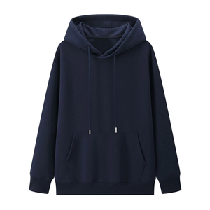 100% coton polaire confortable pull à capuche hiver formation vêtements de sport avec poche pour la course en vrac Logo personnalisé - Product Image 3
