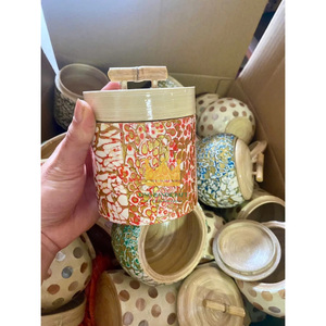 Pot en bambou naturel filé préféré fait à la main avec couvercle incrusté de coquille d'oeuf pour petits objets conteneurs Ramadan vente en gros Vietnam - Product Image 6