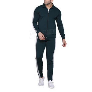 Chándal de entrenamiento personalizado para hombre, ropa de calle de dos piezas, chándal para hombre a la venta - Product Image 2