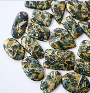 Cabujón de serafinita de cobre de alta calidad, piedra preciosa suelta Natural para la fabricación de joyas de mujer, el mejor precio del fabricante de la India - Product Image 3