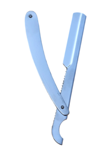 Navaja de Afeitar Profesional de Una Sola Hoja, Soporte para Navaja, Diseños de Afeitado, Barbería, Navaja Turca de Corte Recto - Product Image 6