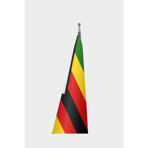 Customizable 3x5ft Indoor Zimbabwe Official <b>Flag</b> Pennant Style Aluminum Fiberglass <b>Pole</b> Digital Silk Polyester Insurance - Product Image 3