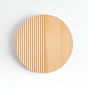 ถาดรองแก้วไม้ทรงกลมและแผ่นรองแก้วไม้รูปทรงกลมสำหรับตกแต่งบนโต๊ะหรูหราทันสมัย - Product Image 5