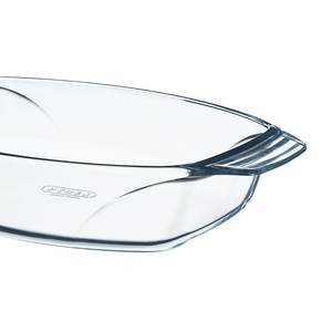 Plat à four ovale en verre borosilicate transparent Pyrex 38x27x7cm Caractéristique clé 412B000 7644 - Product Image 2