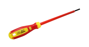 Cacciavite isolato con punta liscia e piatta, 4x100mm. (Electro DH 46.501/4) - Product Image 1