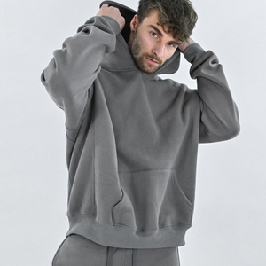 Vêtements de rue d'hiver de haute qualité, surdimensionnés, vente en gros, vêtements de mode, sweats à capuche pour hommes, pull personnalisé, imperméable, respirant, en coton - Product Image 2