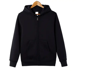 Sweat à capuche unisexe zippé en polyester de haute qualité, avec poche zippée, pour le sport et le fitness, modèle Eni Sweatshirts Boor Herron, vierge, vente en gros - Product Image 5