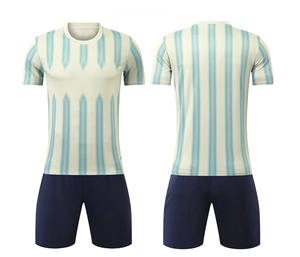 Traje de entrenamiento de fútbol para adultos y niños, camiseta de manga corta, uniforme de equipo de estudiantes, camiseta publicitaria, ropa deportiva transfronteriza - Product Image 5